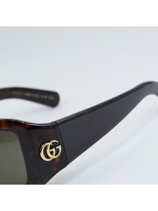 Gucci GG1403S 002 Women Sunglasses Havana Rectangle Frame, Brown Lenses main image 8